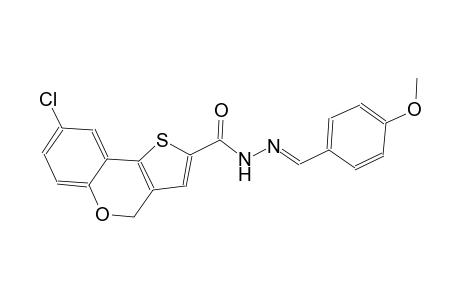 8-chloro-N'-[(E)-(4-methoxyphenyl)methylidene]-4H-thieno[3,2-c]chromene-2-carbohydrazide