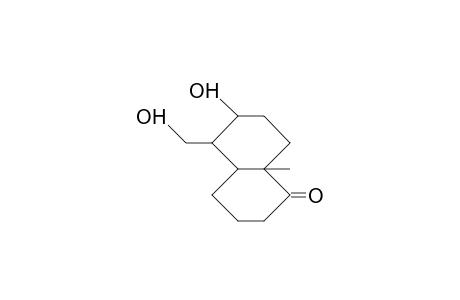 (4AR, 5S,6S,8aR)-3,4,4a,5,6,7,8,8a-octahydro-6-hydroxy-5-hydroxymethyl-8a-methyl-1(2H)-naphthalenone
