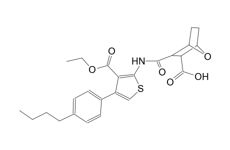 3-({[4-(4-butylphenyl)-3-(ethoxycarbonyl)-2-thienyl]amino}carbonyl)-7-oxabicyclo[2.2.1]heptane-2-carboxylic acid