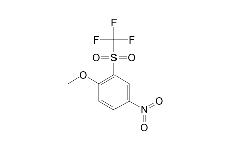 4-NITRO-2-TRIFLUOROMETHYLSULFONYL-ANISOLE