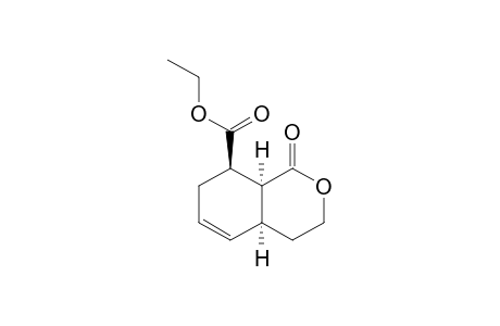Ethyl (4aS*,8R*,8aS*)-1-oxo-3,4,4a,7,8,8a-hexahydro-1Hisochromene-8-carboxylate