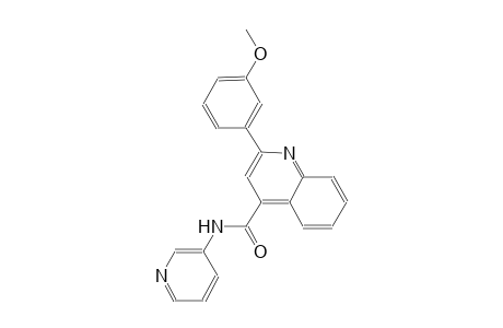 2-(3-methoxyphenyl)-N-(3-pyridinyl)-4-quinolinecarboxamide
