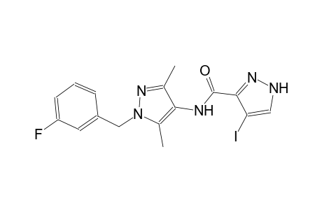 N-[1-(3-fluorobenzyl)-3,5-dimethyl-1H-pyrazol-4-yl]-4-iodo-1H-pyrazole-3-carboxamide