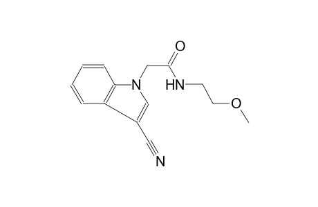 1H-indole-1-acetamide, 3-cyano-N-(2-methoxyethyl)-