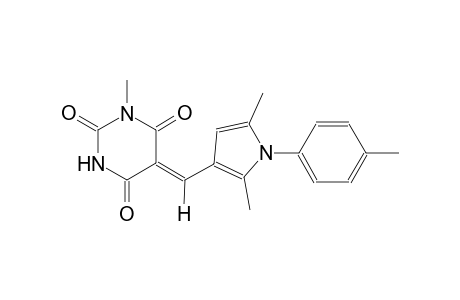 (5Z)-5-{[2,5-dimethyl-1-(4-methylphenyl)-1H-pyrrol-3-yl]methylene}-1-methyl-2,4,6(1H,3H,5H)-pyrimidinetrione