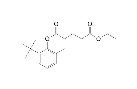 Glutaric acid, ethyl 2-tert-butyl-6-methylphenyl ester