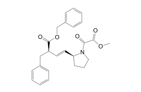 SIGNALSET-#2;(2S)-N-METHOXYCARBONYLCARBONYL-2-[(3'R)-3'-BENZYL-3'-BENZYLOXYCARBONYL-1'-ENYL]-PYRROLIDINE