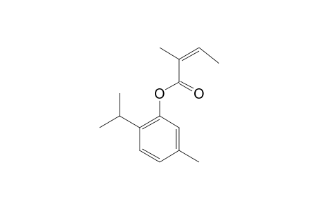 HOFMEISTERIN-III;2-ISOPROPYL-5-METHYLPHENYL-2-(Z)-2-METHYLBUT-2-ENOATE