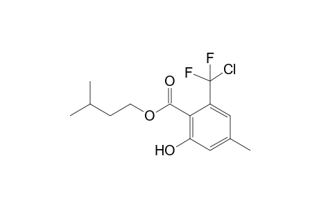 3-Methylbutyl 2-[Chloro(difluoro)methyl]-6-hydroxy-4-methylbenzoate