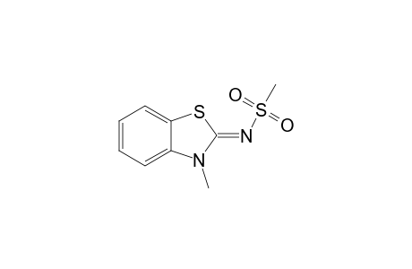 (NZ)-N-(3-methyl-1,3-benzothiazol-2-ylidene)methanesulfonamide