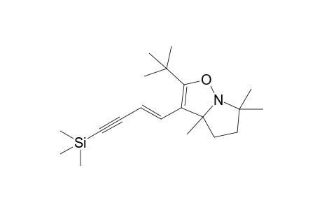 3a,4,5,6-Tetrahydro-3a,6,6-trimethyl-2-(t-butyl)-3-[4'-(trimethylsilyl)but-1'-en-3'-ynyl]-pyrrolo[1,2-b]isoxazole