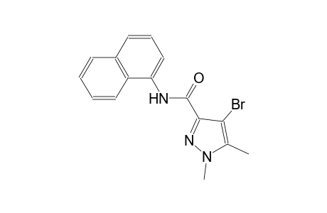 4-bromo-1,5-dimethyl-N-(1-naphthyl)-1H-pyrazole-3-carboxamide