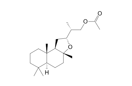 (12R)-14-Acetoxy-8,12-epoxy-15-nor-labdane