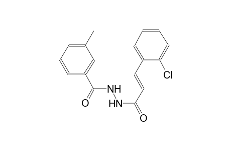 2-propenoic acid, 3-(2-chlorophenyl)-, 2-(3-methylbenzoyl)hydrazide, (2E)-