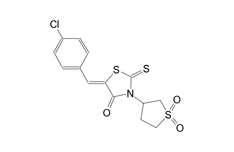(5Z)-5-(4-chlorobenzylidene)-3-(1,1-dioxidotetrahydro-3-thienyl)-2-thioxo-1,3-thiazolidin-4-one