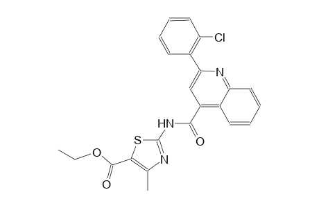 ethyl 2-({[2-(2-chlorophenyl)-4-quinolinyl]carbonyl}amino)-4-methyl-1,3-thiazole-5-carboxylate