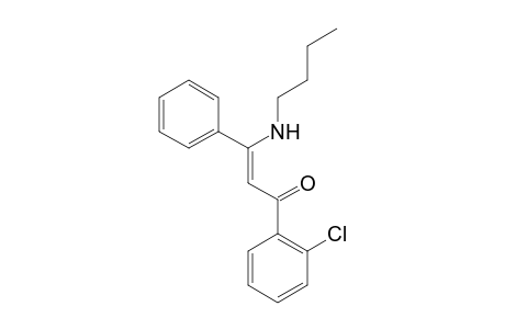 3-Butylamino-1-(2-chlorophenyl)-3-phenylpropenone