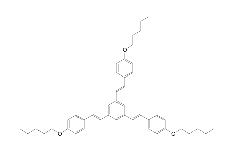 1,3,5-tris(E)-[2-(4-Pentyloxyphenyl)vinyl]benzene