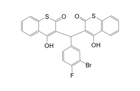 3-[(3-bromo-4-fluorophenyl)(4-methyl-2-oxo-2H-thiochromen-3-yl)methyl]-4-methyl-2H-thiochromen-2-one