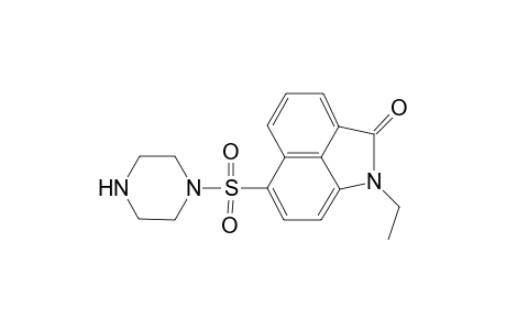 1H-Benzo[cd]indol-2-one, 1-ethyl-6-(piperazine-1-sulfonyl)-