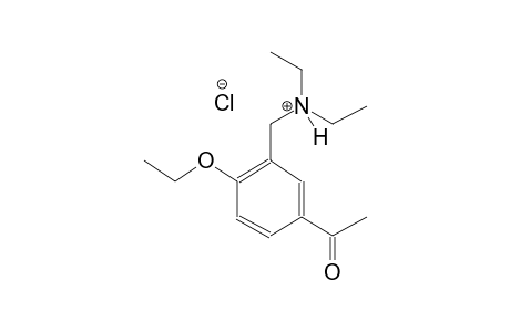 N-(5-acetyl-2-ethoxybenzyl)-N-ethylethanaminium chloride