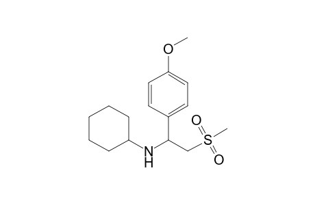 cyclohexyl-[2-mesyl-1-(4-methoxyphenyl)ethyl]amine