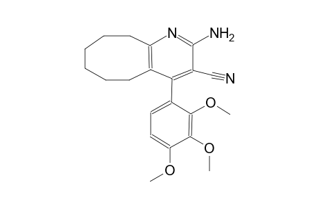 2-amino-4-(2,3,4-trimethoxyphenyl)-5,6,7,8,9,10-hexahydrocycloocta[b]pyridine-3-carbonitrile