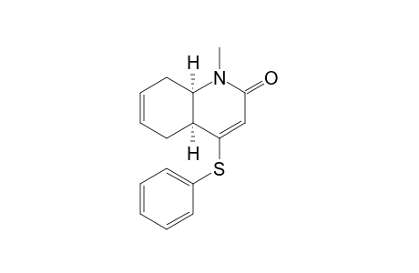 cis-1-Methyl-4-(phenylthio)-4a,5,8,8a-tetrahydroquinolin-2-one