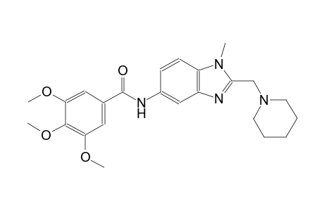 benzamide, 3,4,5-trimethoxy-N-[1-methyl-2-(1-piperidinylmethyl)-1H-benzimidazol-5-yl]-