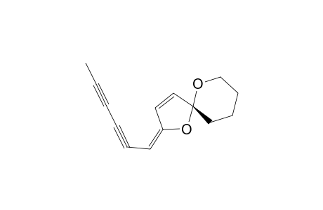 (R,E)-2-(2',4'-Hexadiynylidene)-1,6-dioxaspim[4,5]dec-3ene