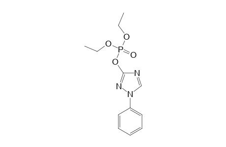 O,O-DIETHYL-O-1-PHENYL-1H-1,2,4-TRIAZOL-3-YL-PHOSPHORIC-ACID