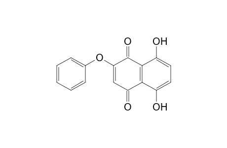 1,4-Naphthalenedione, 5,8-dihydroxy-2-phenoxy-