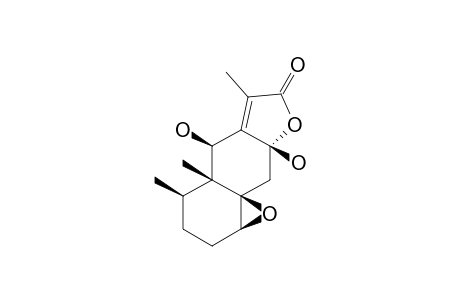 1-BETA,10-BETA-EPOXY-6-BETA,8-BETA-DIHYDROXY-EREMOPHIL-7(11)-EN-12,8-ALPHA-OLIDE