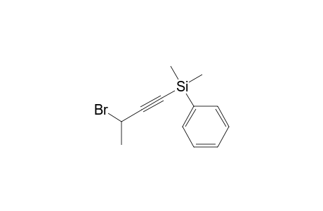 Silane, (3-bromo-1-butynyl)dimethylphenyl-