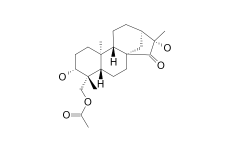 ENT-19-ACETOXY-3-BETA,16-BETA-DIHYDROXYKAURAN-15-ONE