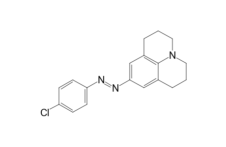 9-[(p-chlorophenyl)azo]-2,3,6,7-tetrahydro-1H,5H-benzo[ij]quinolizine