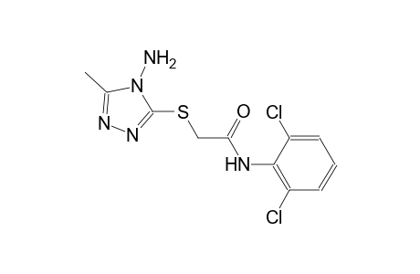 acetamide, 2-[(4-amino-5-methyl-4H-1,2,4-triazol-3-yl)thio]-N-(2,6-dichlorophenyl)-