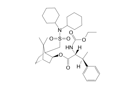 (1R,2S,4S)-10-(N,N-Dicyclohexylaminosulfonyl)born-2-yl (2R,3S)-N-(ethoxcycarbonyl-.beta.-methylphenylalaninate
