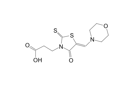 3-thiazolidinepropanoic acid, 5-(4-morpholinylmethylene)-4-oxo-2-thioxo-, (5Z)-