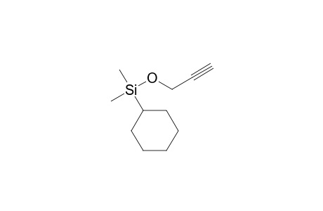 2-Propyn-1-ol, dimethylcyclohexylsilyl ether