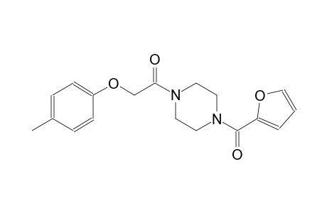 piperazine, 1-(2-furanylcarbonyl)-4-[(4-methylphenoxy)acetyl]-