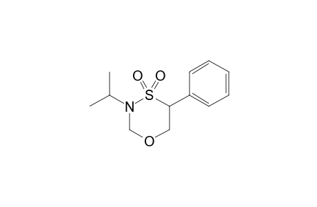 3-Isopropyl-5-phenyltetrahydro-1,4,3-oxathiazine 4,4-dioxide