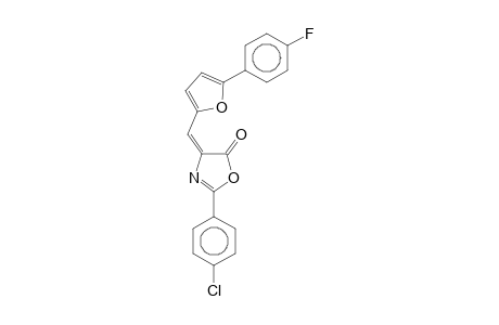2-(4-Fluorophenyl)-4-[2-(4-chlorophenyl)-5-furylmethylene]-4,5-dihydro-