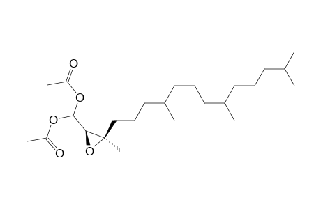 trans-3,7,11,15-tetramethyl-2,3-epoxyhexadecylidene di-acetate