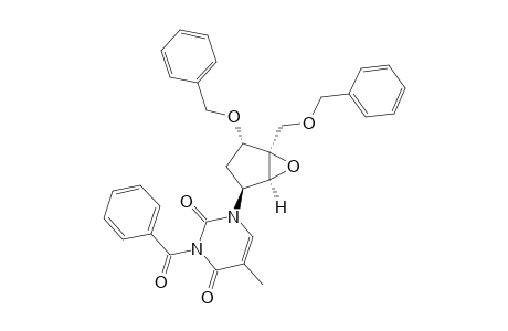 (1S,2S,4S,5R)-5-Methyl-1-{4-(benzyloxy)-5-[(benzyloxy)-methyl]-6-oxabicyclo[3.1.0]hex-2-yl}-3-(benzoyl)-1,3-dihydropyrimidine-2,4-dione