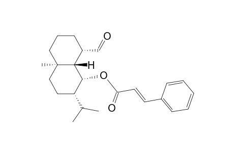 2-Propenoic acid, 3-phenyl-, 8-formyldecahydro-4a-methyl-2-(1-methylethyl)-1-naphthalenyl ester, [1R-(1.alpha.,2.alpha.,4a.alpha.,8.alpha.,8a.beta.)]-