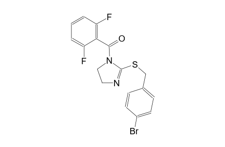 1H-imidazole, 2-[[(4-bromophenyl)methyl]thio]-1-(2,6-difluorobenzoyl)-4,5-dihydro-