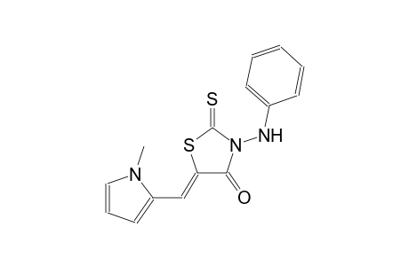 (5Z)-3-anilino-5-[(1-methyl-1H-pyrrol-2-yl)methylene]-2-thioxo-1,3-thiazolidin-4-one