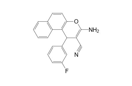 3-Amino-1-(3-fluorophenyl)-1H-benzo[f]chromene-2-carbonitrile
