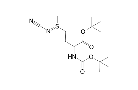 tert-Butyl 4-(N-cyano-S-methylsulfinimidoyl)-2-[(tert-butoxycarbonyl)amino]butanoate